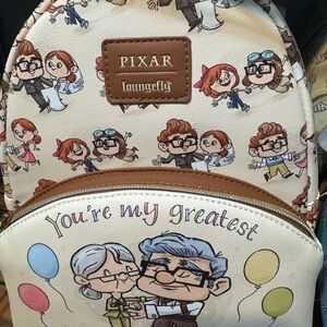 Loungefly Pixar Kids Backpack - Cream